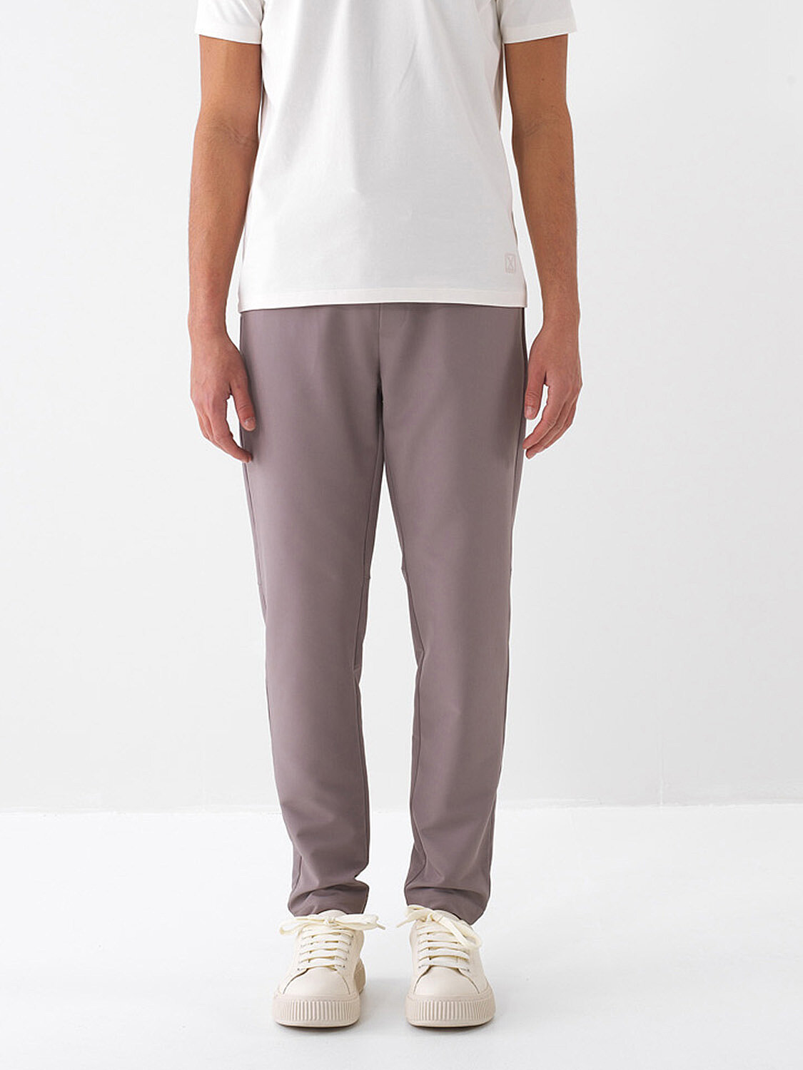 Taş Rengi Doğal Dökümlü Slim Fit Pantolon