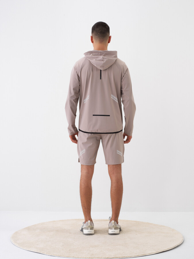 Bej Regular Fit Şort - Xint