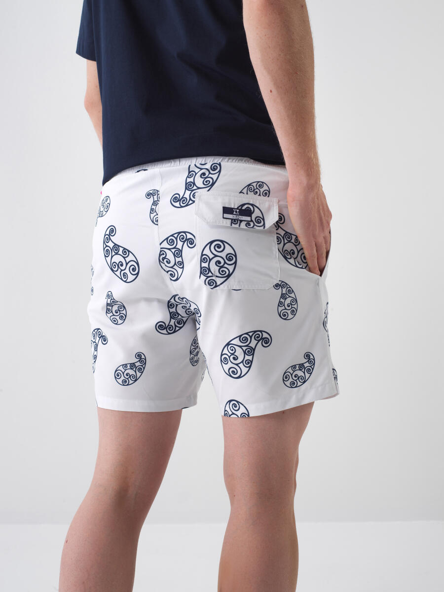 Beyaz Formunu Koruyan Regular Fit Şort - 4