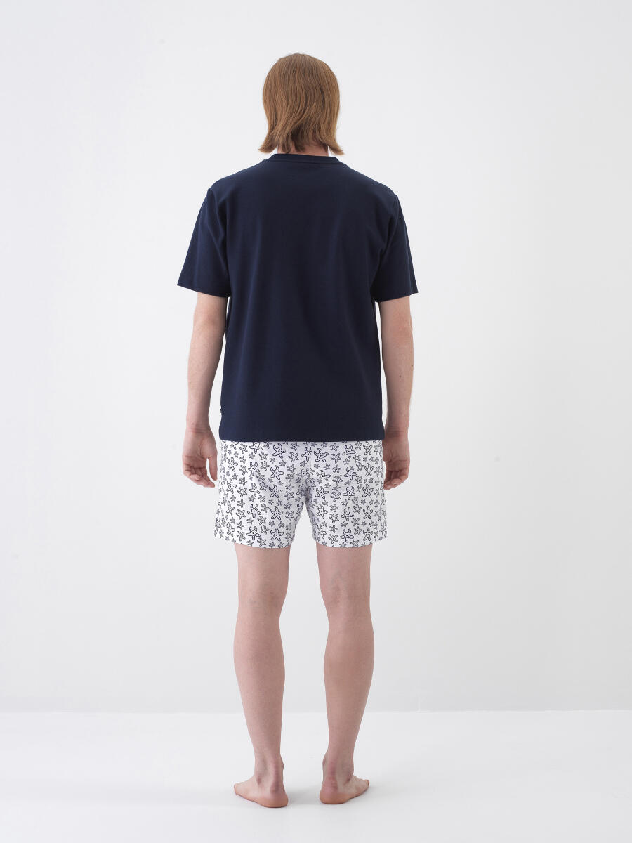 Beyaz Formunu Koruyan Regular Fit Şort - 5