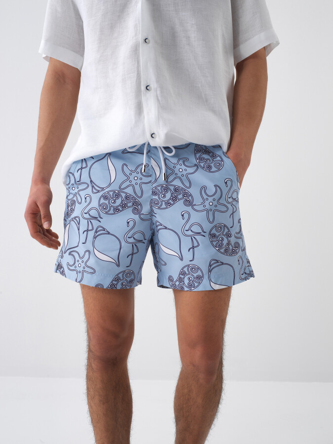 Mavi Formunu Koruyan Regular Fit Şort