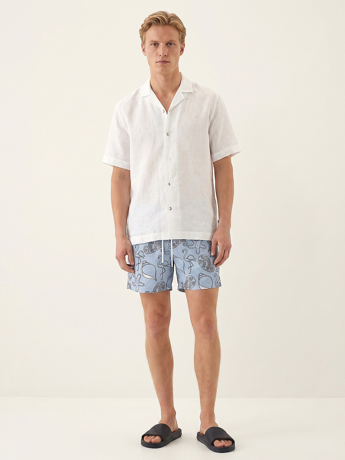 Mavi Formunu Koruyan Regular Fit Şort (1)