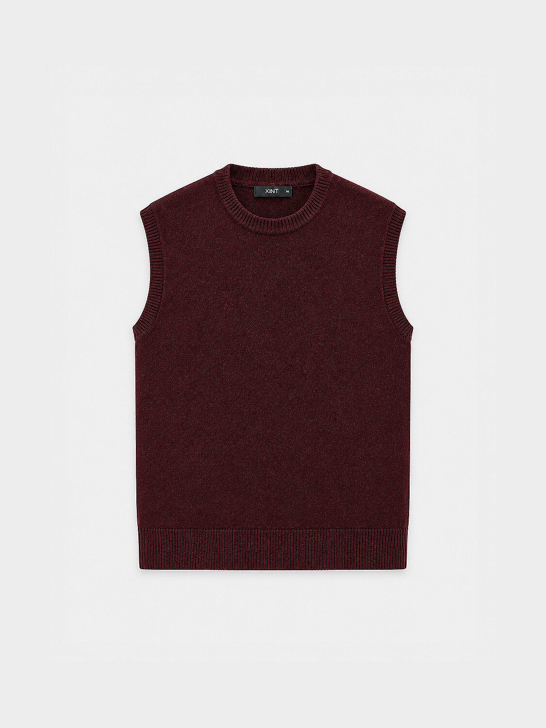 Bordo Yumuşak Dokulu Regular Fit Süveter