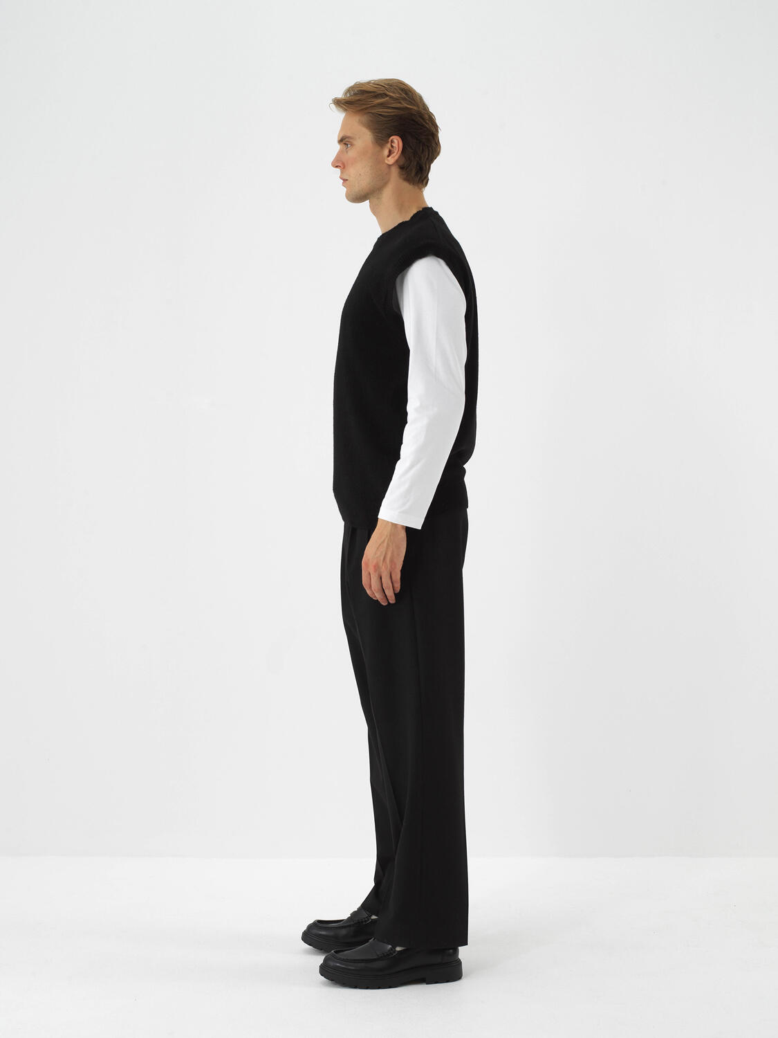 Siyah Yumuşak Dokulu Regular Fit Süveter - 3