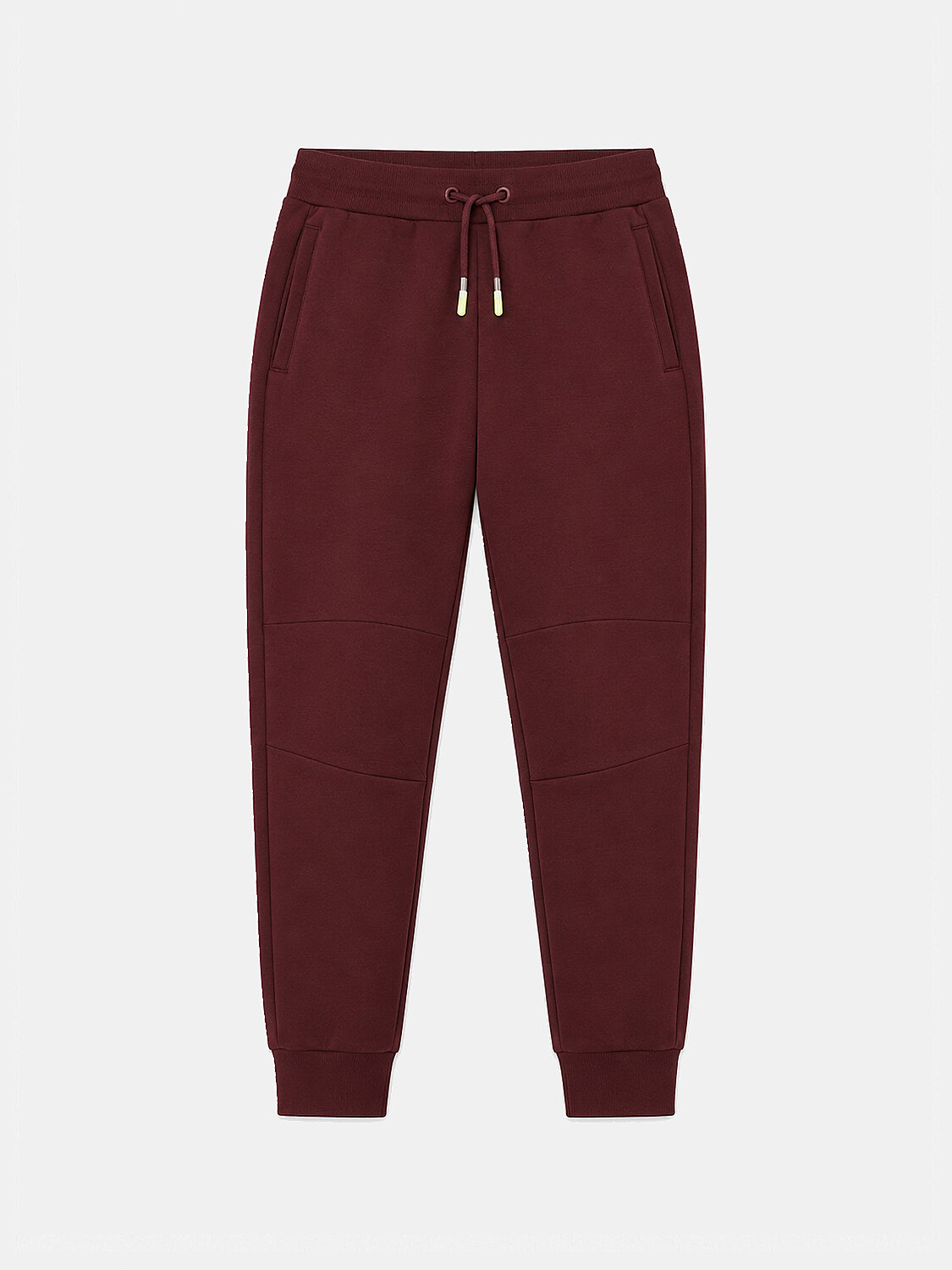 Bordo Pamuk Dokulu Regular Fit Sweat Pantolon