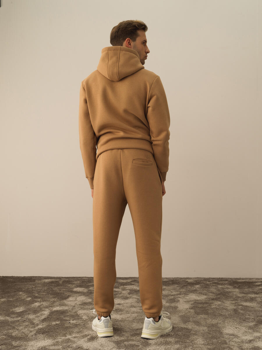 Camel Pamuk Dokulu Regular Fit Sweat Pantolon - 4