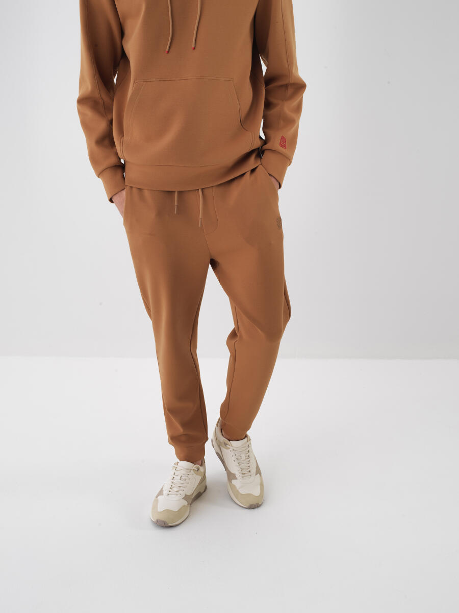 Camel Pamuk Dokulu Regular Fit Sweat Pantolon