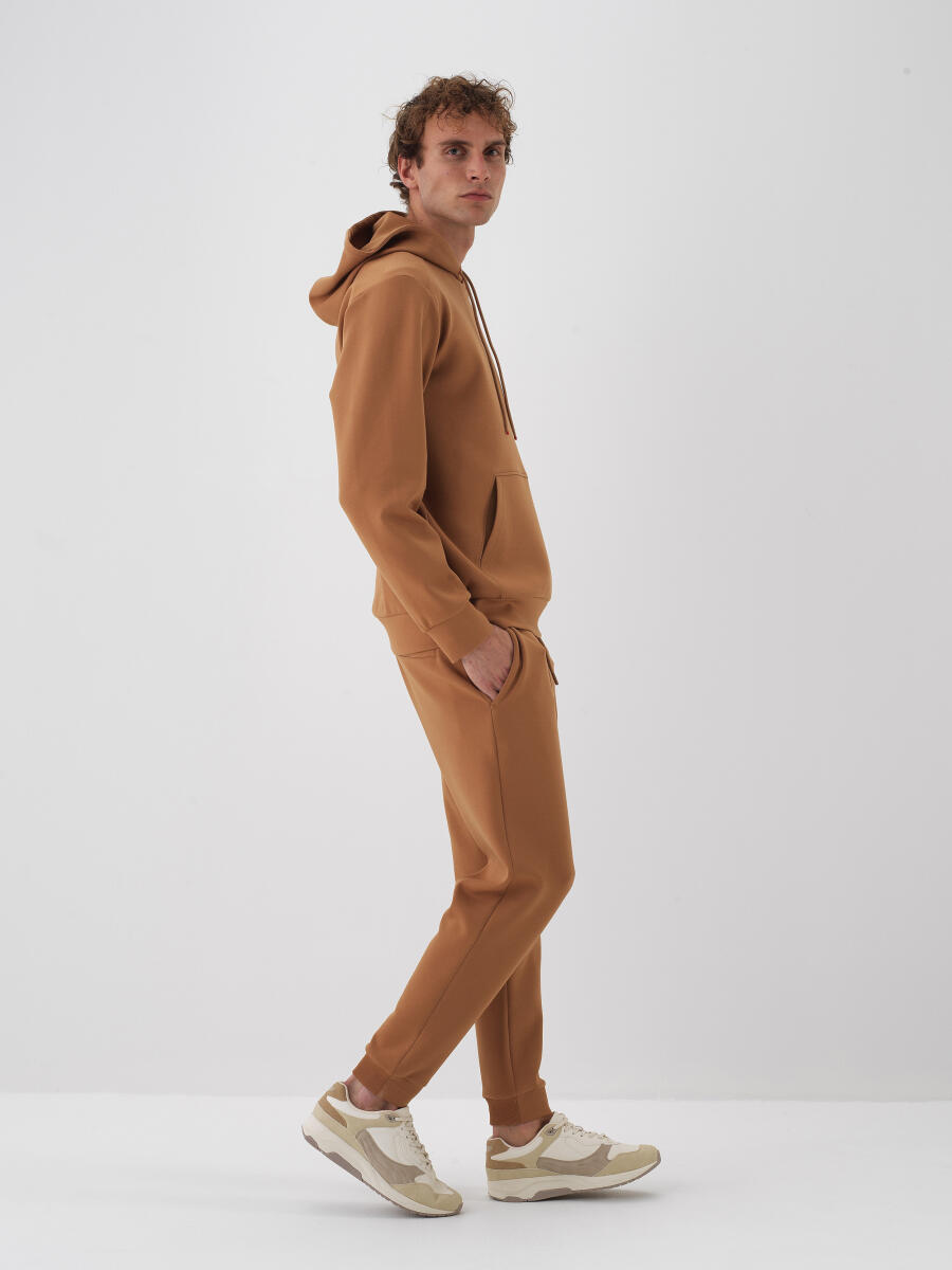 Camel Pamuk Dokulu Regular Fit Sweat Pantolon - 3