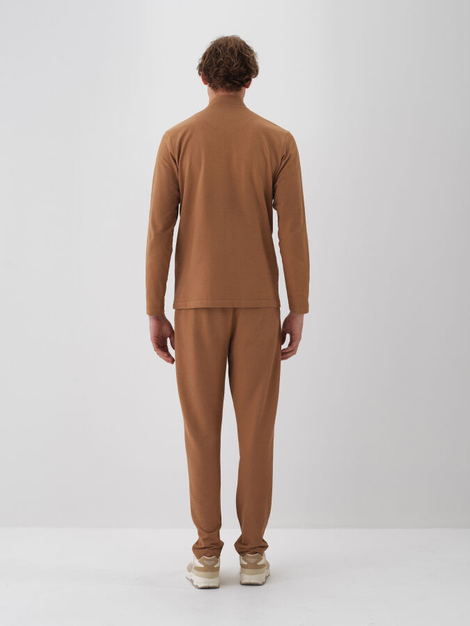 Camel Pamuk Dokulu Regular Fit Sweat Pantolon - Xint