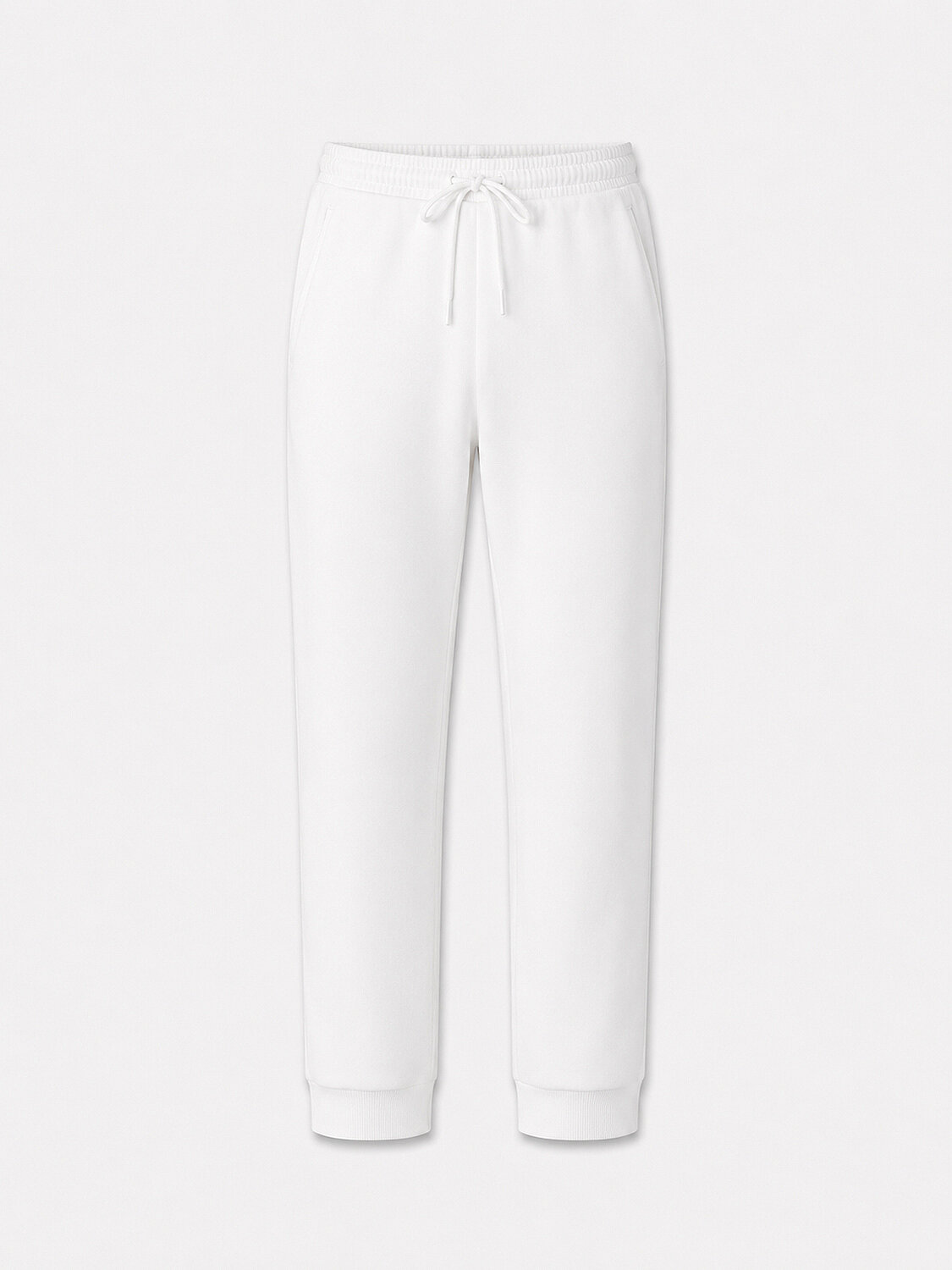 Ekru Pamuk Dokulu Regular Fit Sweat Pantolon