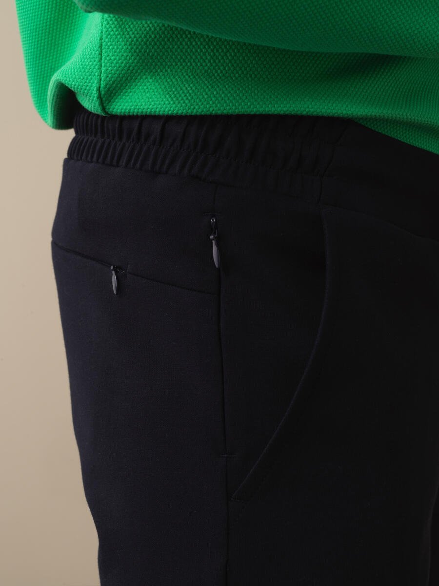 Lacivert Slim Fit Pamuklu Sweat Pantolon - 4