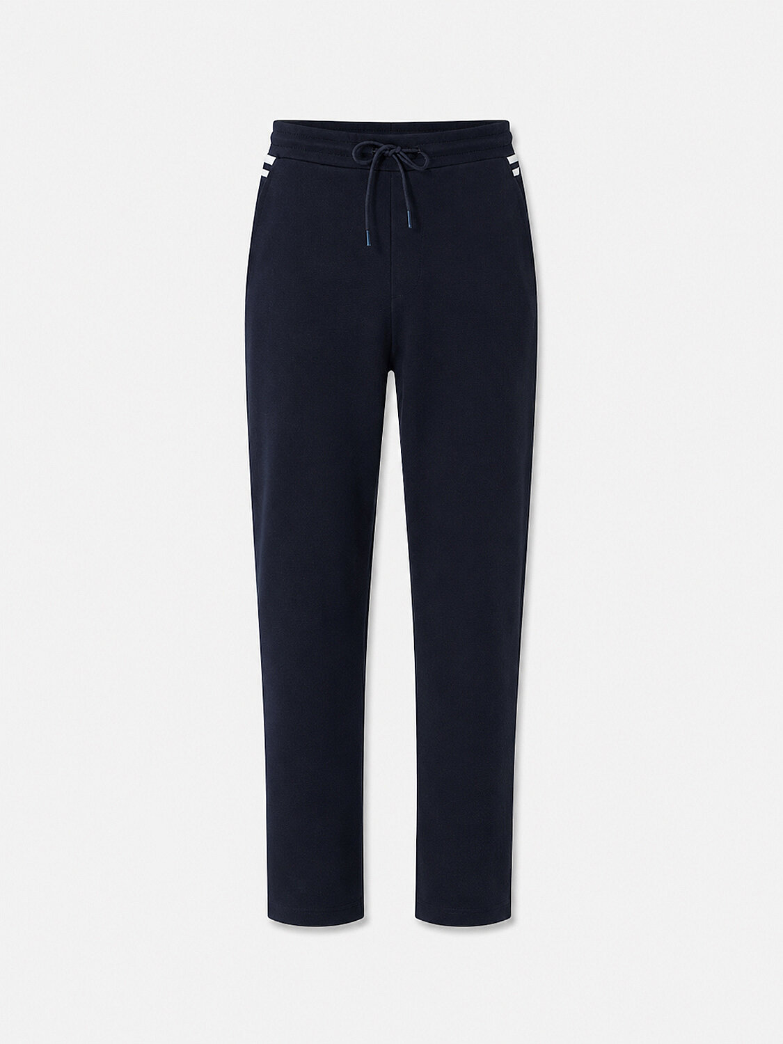Lacivert Pamuk Dokulu Slim Fit Sweat Pantolon - 1