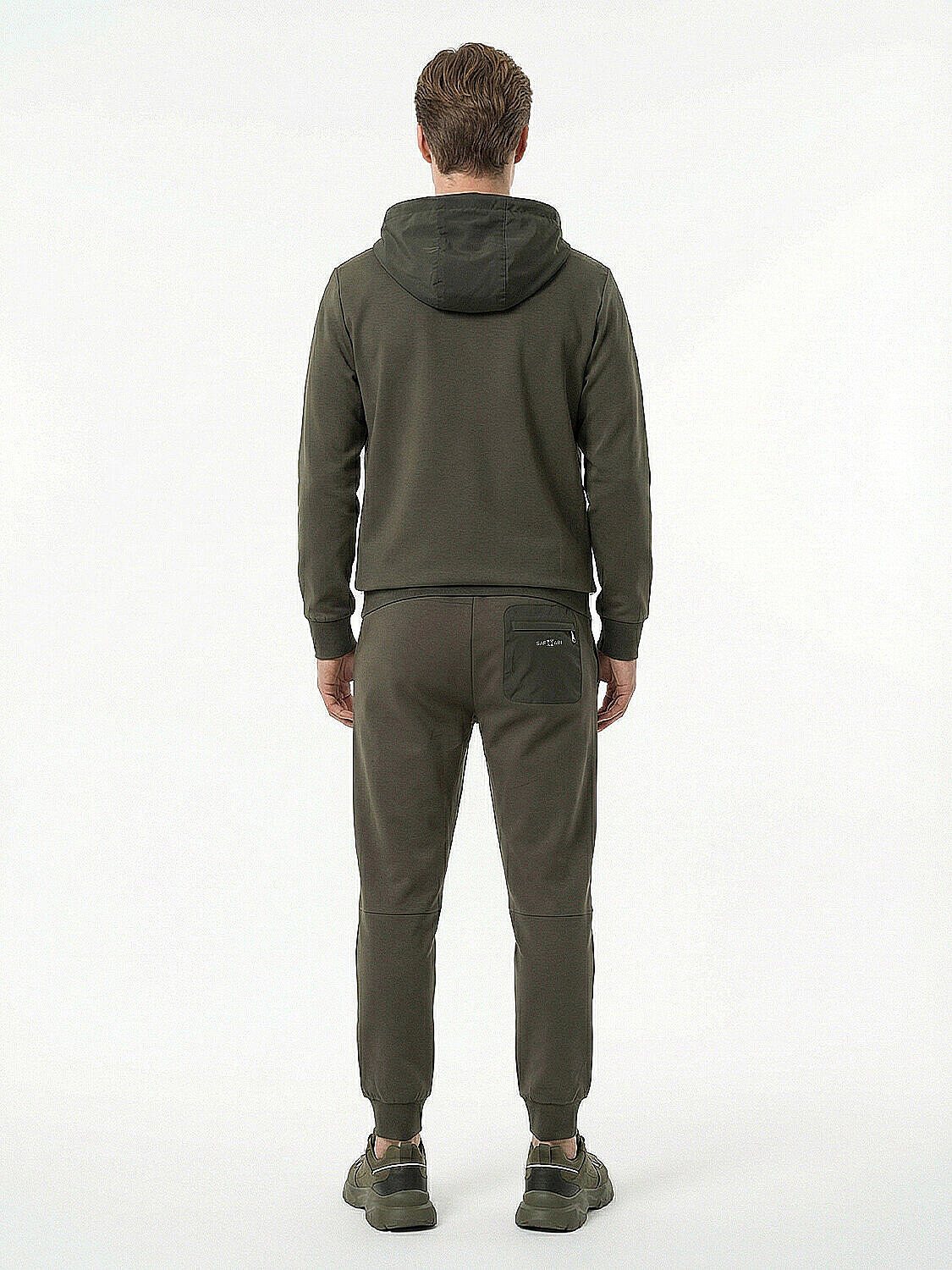 Haki Pamuk Dokulu Regular Fit Sweatmont (3)