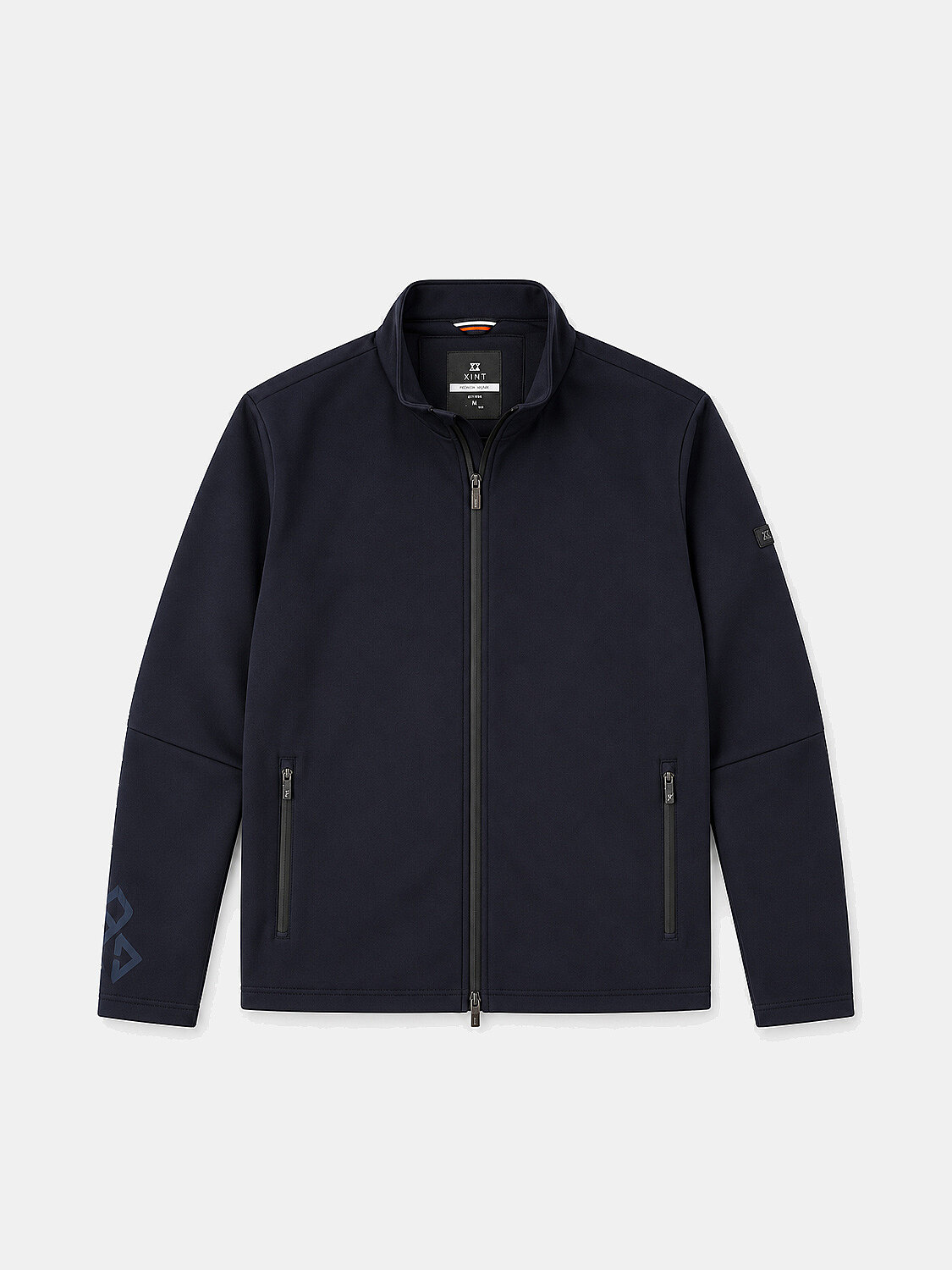 Lacivert Regular Fit Dik Yaka Sweat Mont