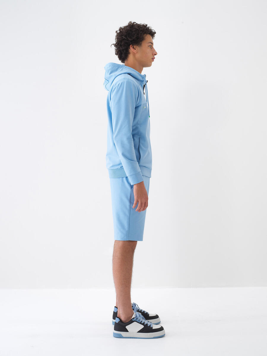 Mavi Pamuk Dokulu Slim Fit Sweat Mont - 3