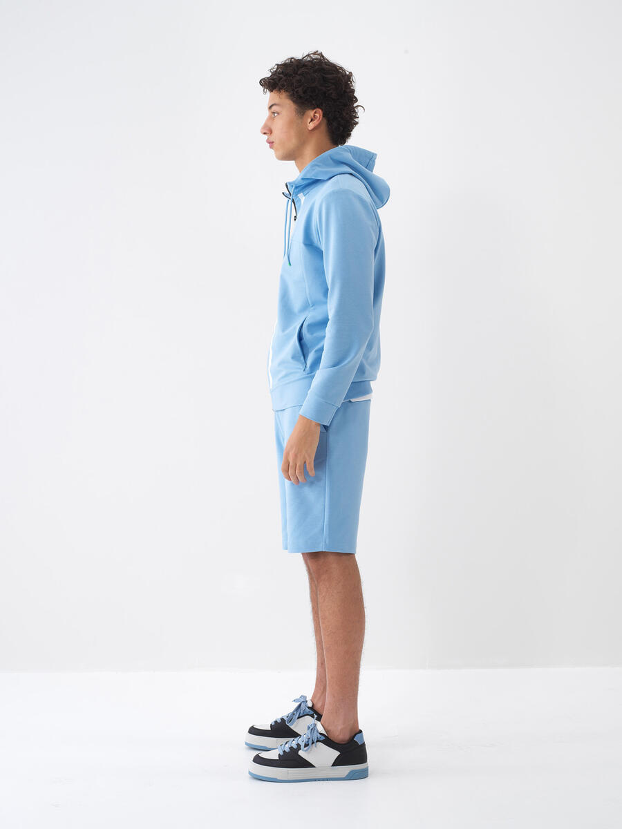 Mavi Pamuk Dokulu Slim Fit Sweat Mont - 4