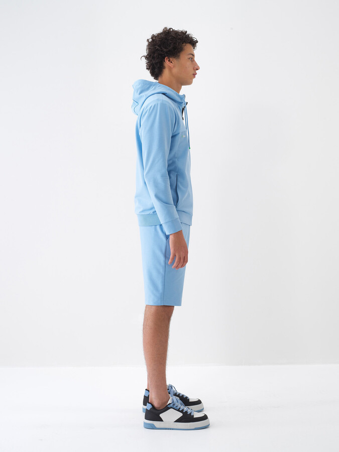 Mavi Pamuk Dokulu Slim Fit Sweat Mont (3)