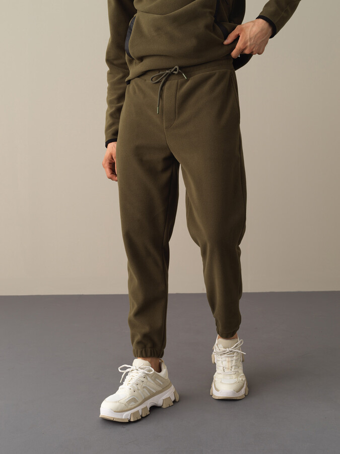 Haki Formunu Koruyan Regular Fit Polar Sweat Pantolon - Xint