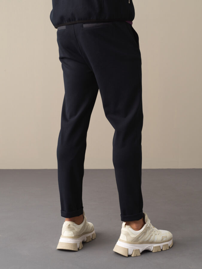 Lacivert Regular Fit Pamuklu Sweat Pantolon - 3