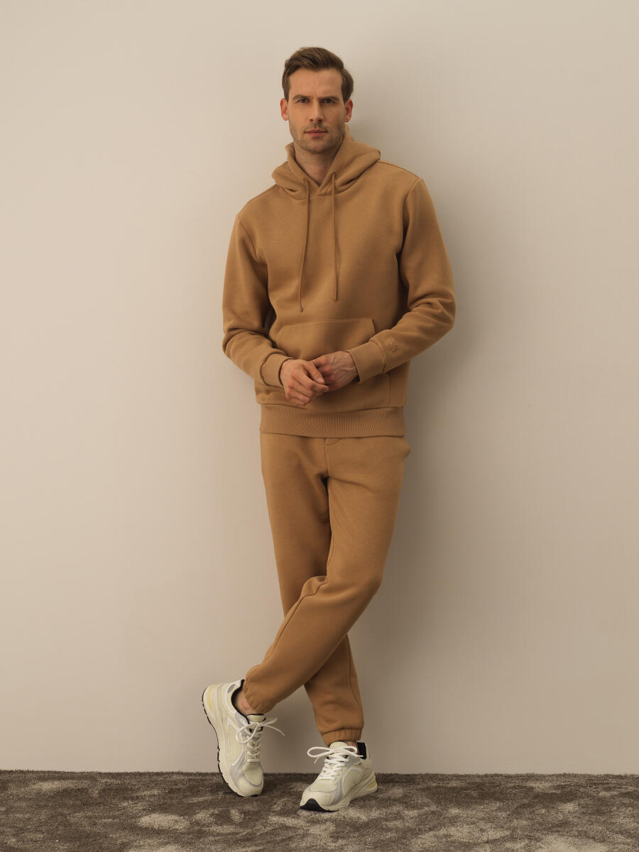 Camel Pamuk Dokulu Regular Fit Sweatshirt - 2