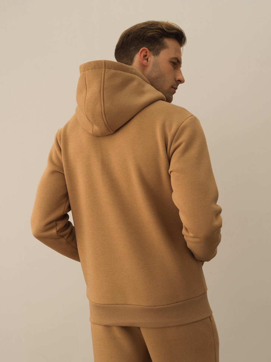 Camel Pamuk Dokulu Regular Fit Sweatshirt - 3