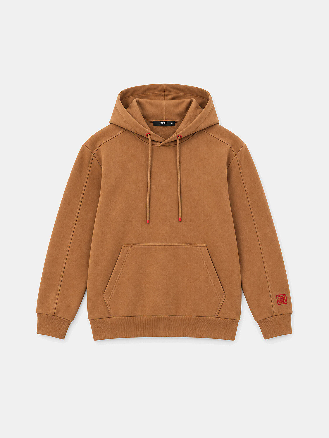 Camel Regular Fit Kapüşonlu Pamuklu Sweatshirt - 1