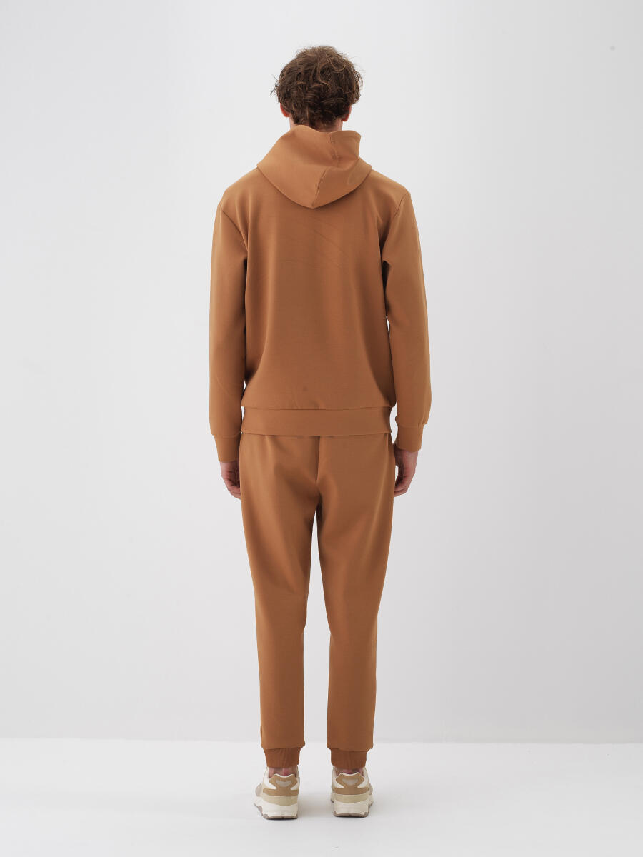 Camel Pamuk Dokulu Regular Fit Sweatshirt - 4