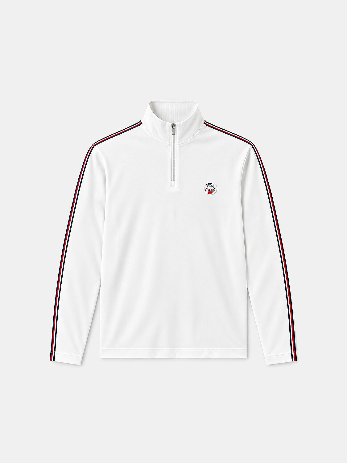 Ekru Esnek Dokulu Regular Fit Sweatshirt