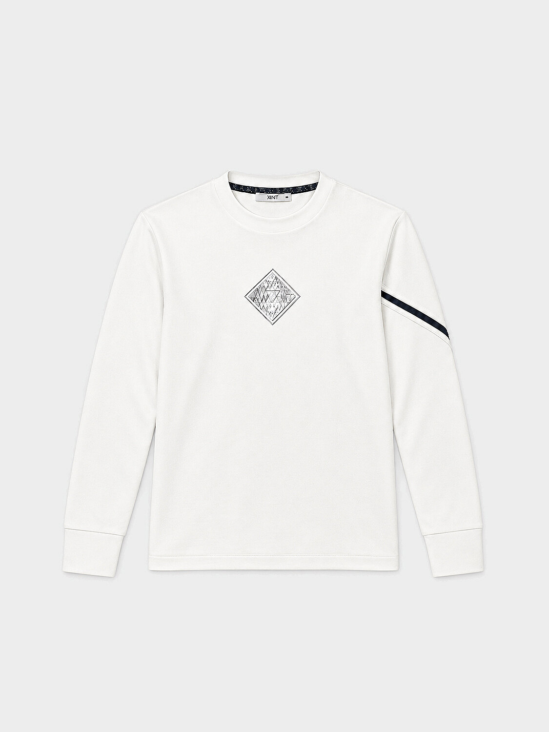 Ekru Esnek Dokulu Regular Fit Sweatshirt