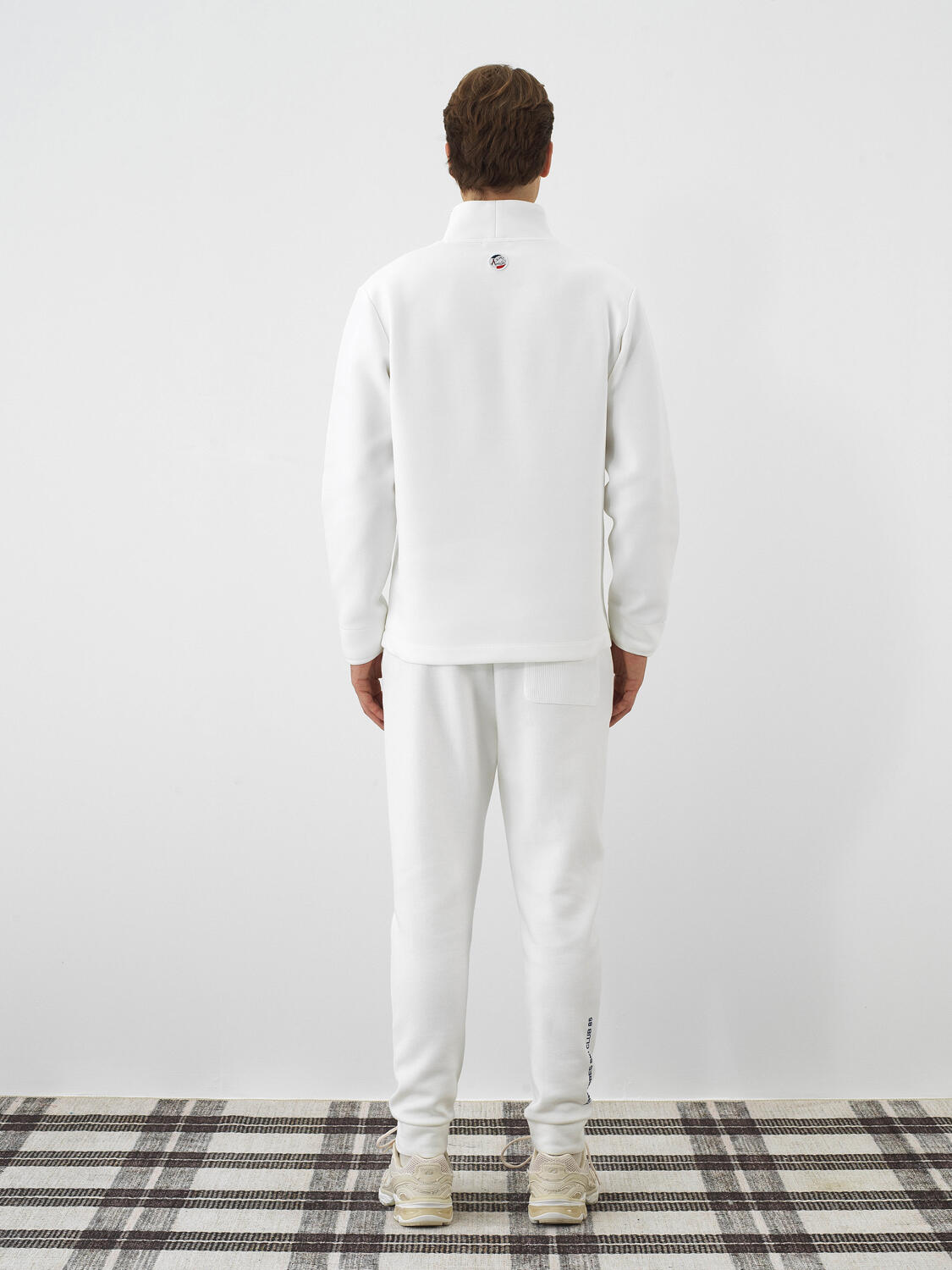 Ekru Pamuk Dokulu Regular Fit Sweatshirt - 5