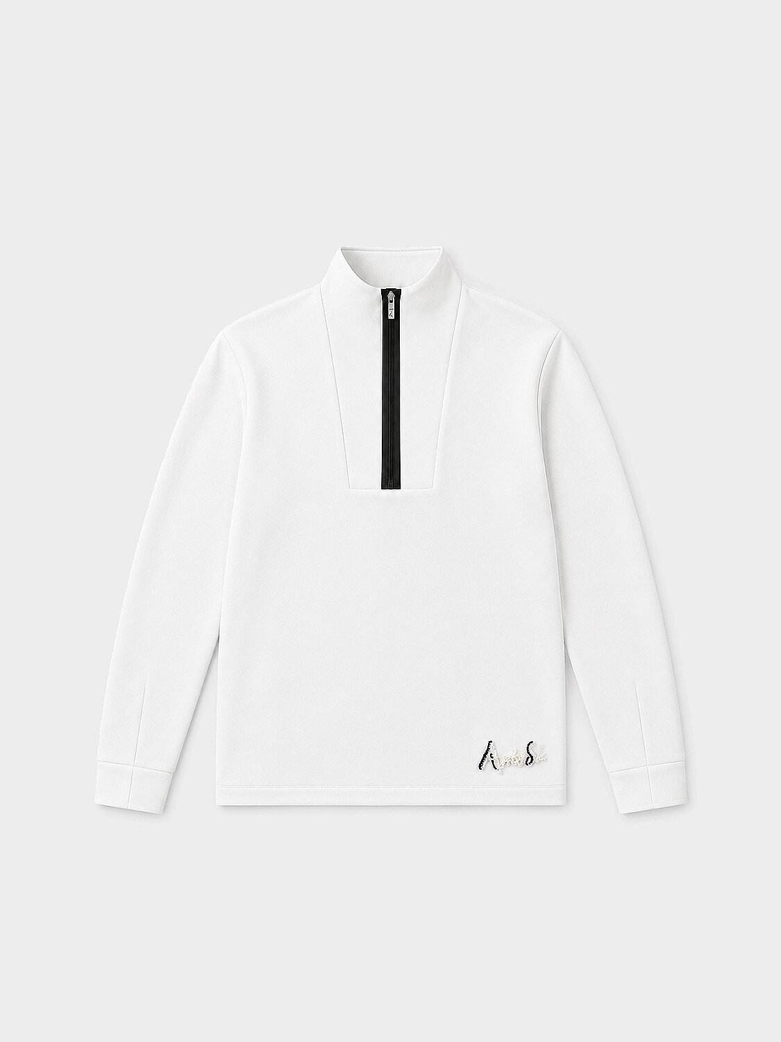 Ekru Pamuk Dokulu Regular Fit Sweatshirt - 1