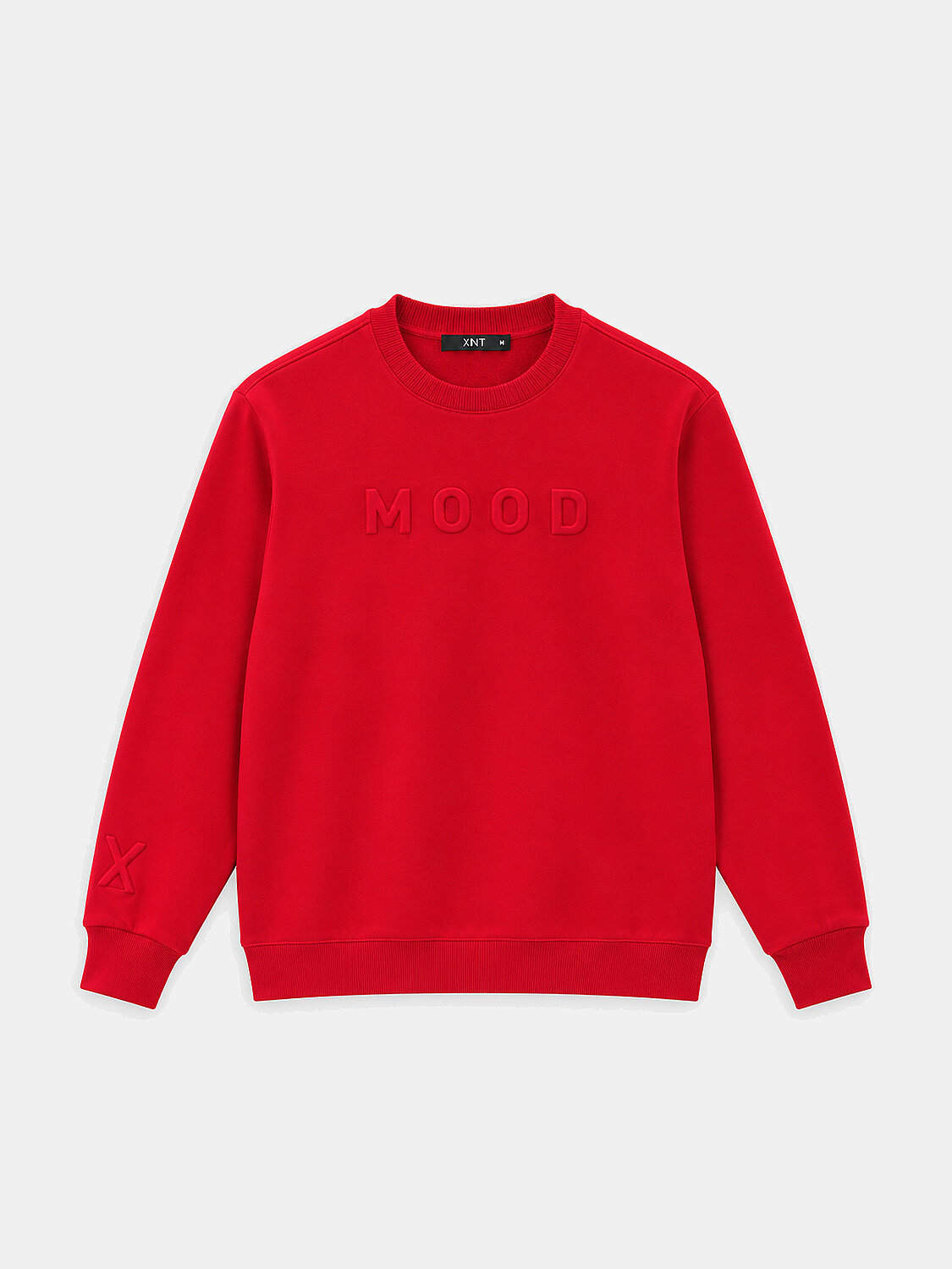 Kırmızı Regular Fit Bisiklet Yaka Pamuklu Sweatshirt - 1