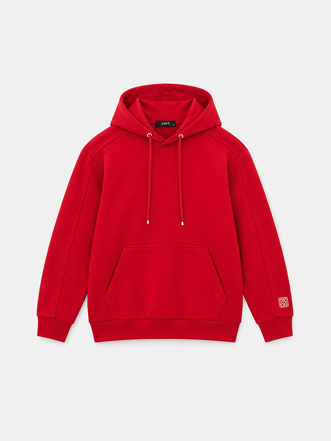Kırmızı Regular Fit Kapüşonlu Pamuklu Sweatshirt - 1