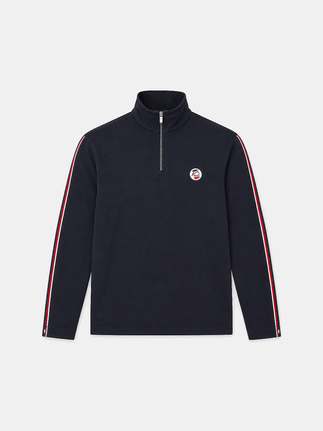 Lacivert Esnek Dokulu Regular Fit Sweatshirt