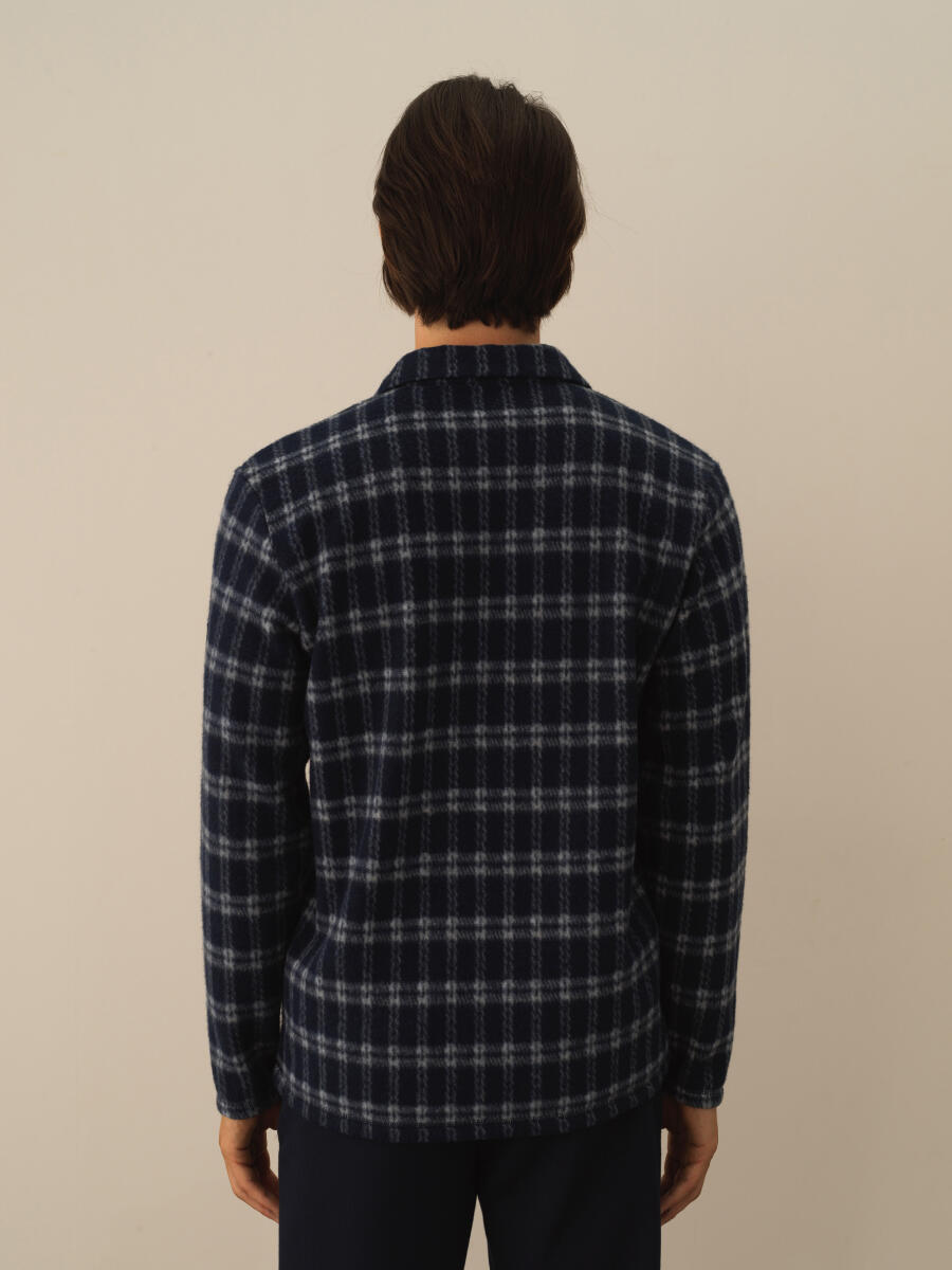 Lacivert Formunu Koruyan Regular Fit Sweatshirt - 4