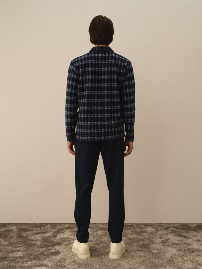 Lacivert Formunu Koruyan Regular Fit Sweatshirt - Xint