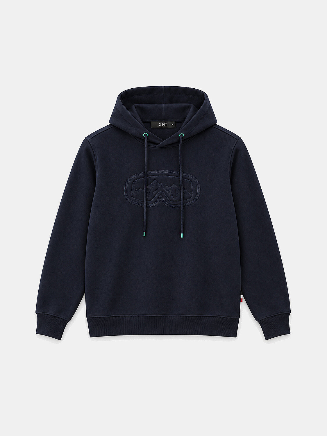 Lacivert Regular Fit Kapüşonlu Pamuklu Sweatshirt - 1