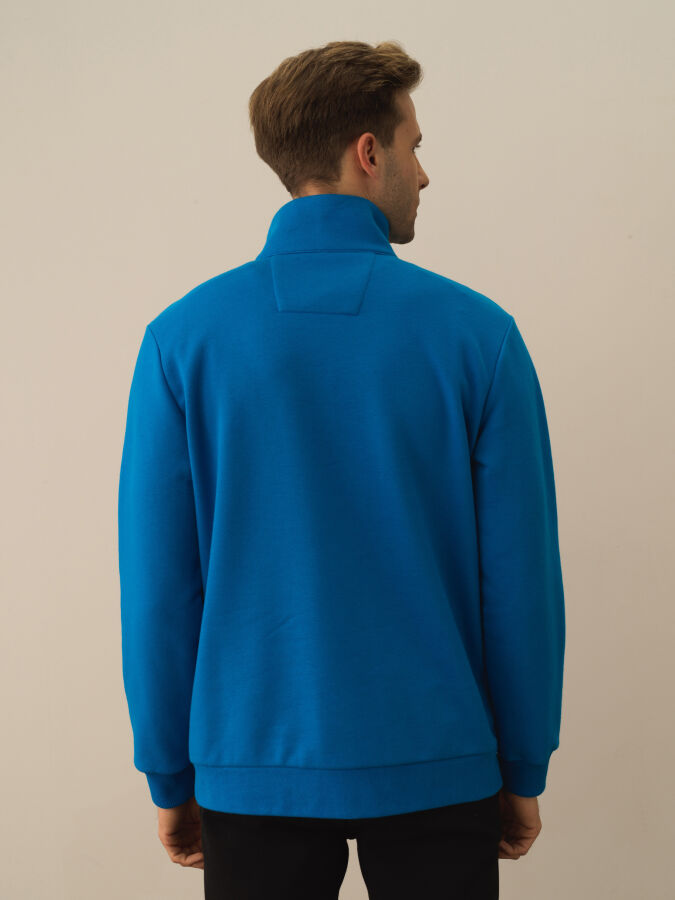 Mavi Regular Fit Dik Yaka Pamuklu Sweatshirt - 3