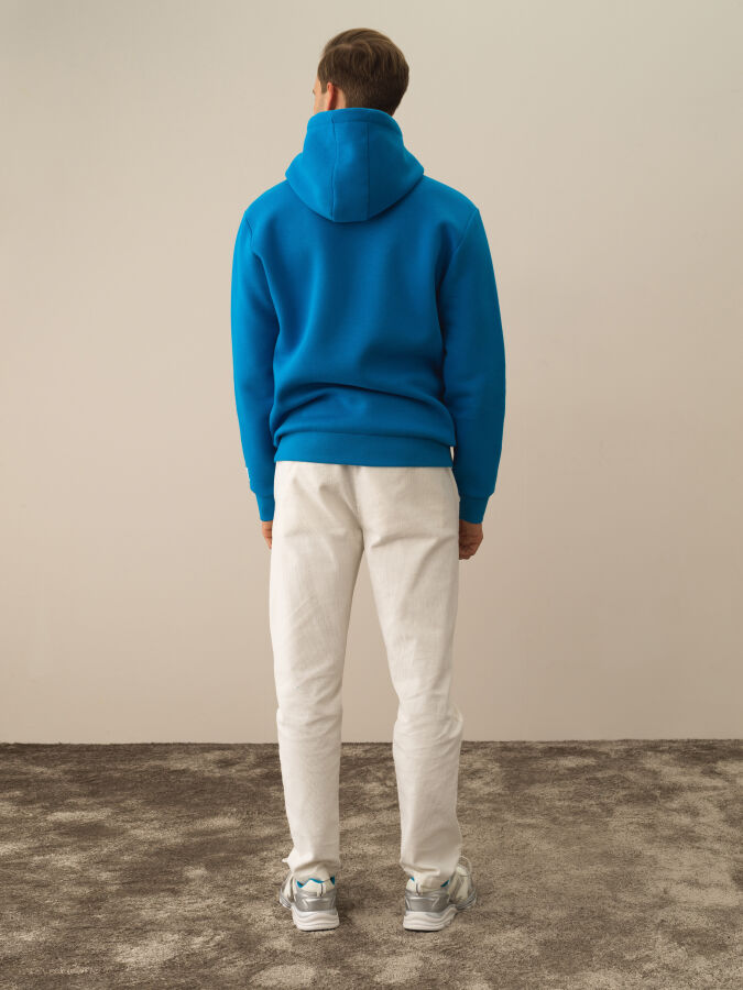 Mavi Pamuk Dokulu Regular Fit Sweatshirt - Xint