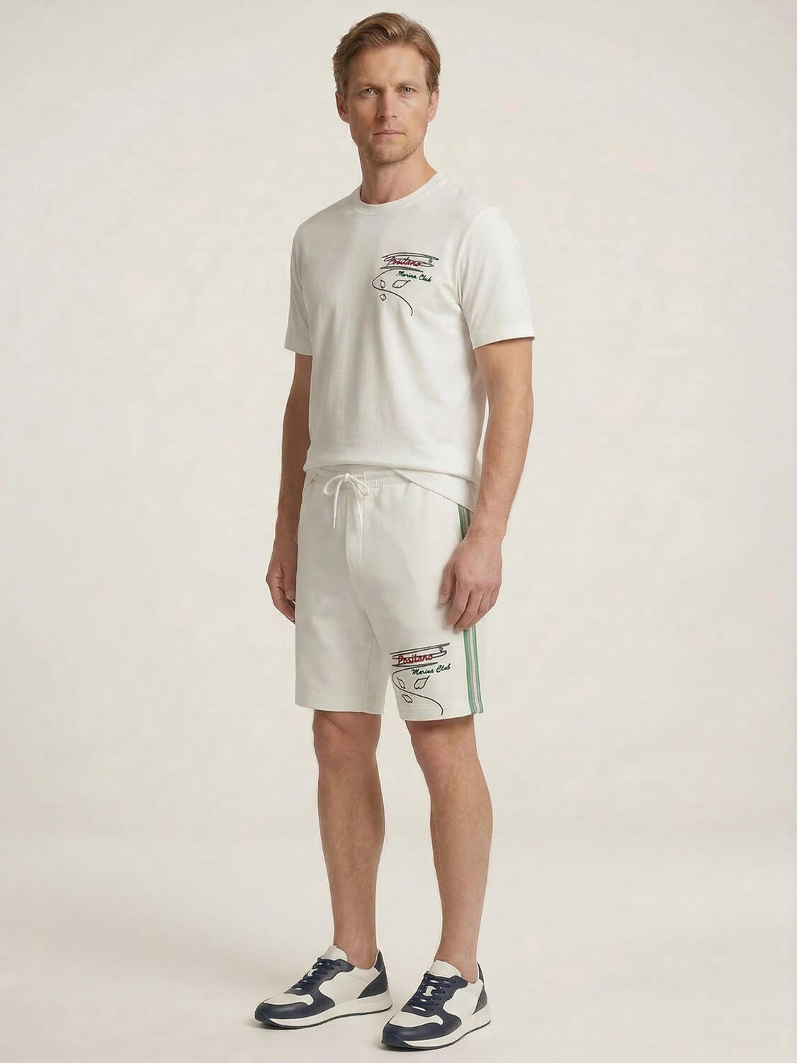 Beyaz Pamuk Dokulu Regular Fit Tişört - 3