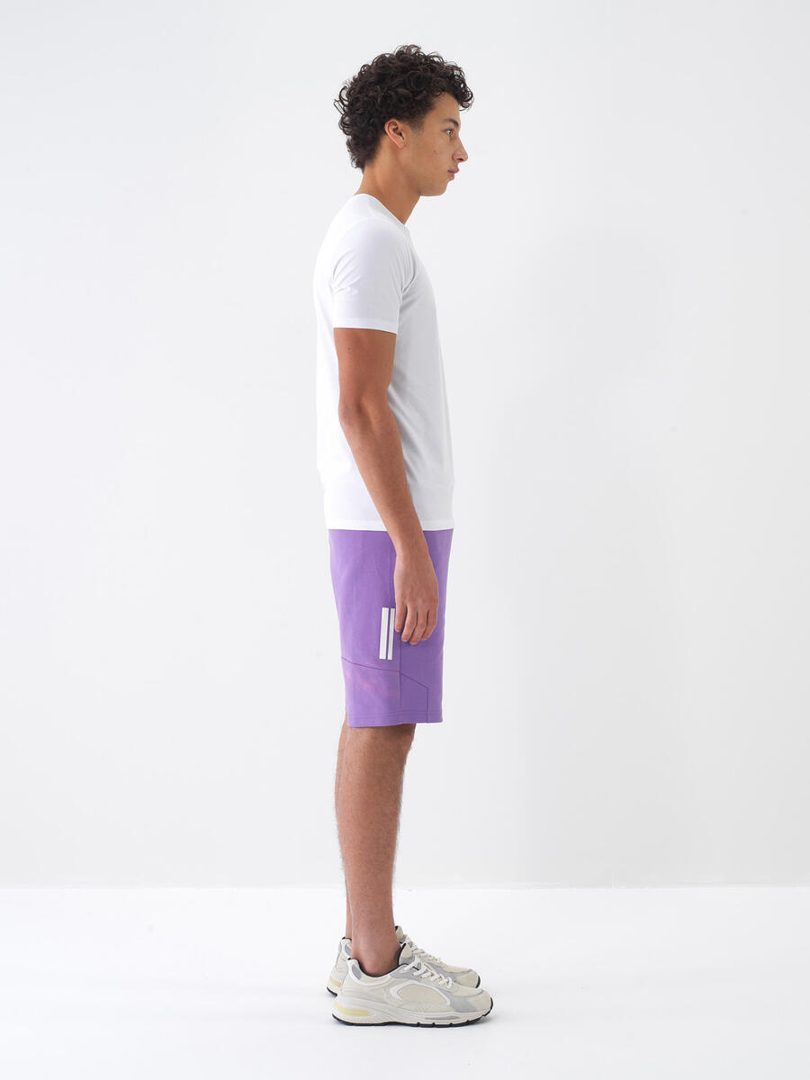 Beyaz Pamuk Dokulu Slim Fit Tişört - 3