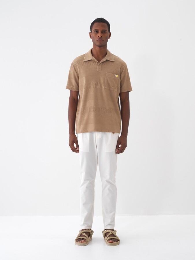 Camel Doğal Dökümlü Regular Fit Tişört - 2