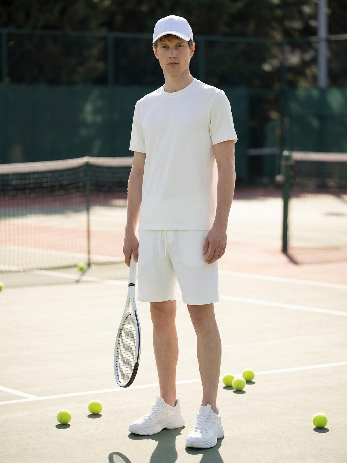 Ekru Doğal Akışlı Regular Fit Tişört - 1