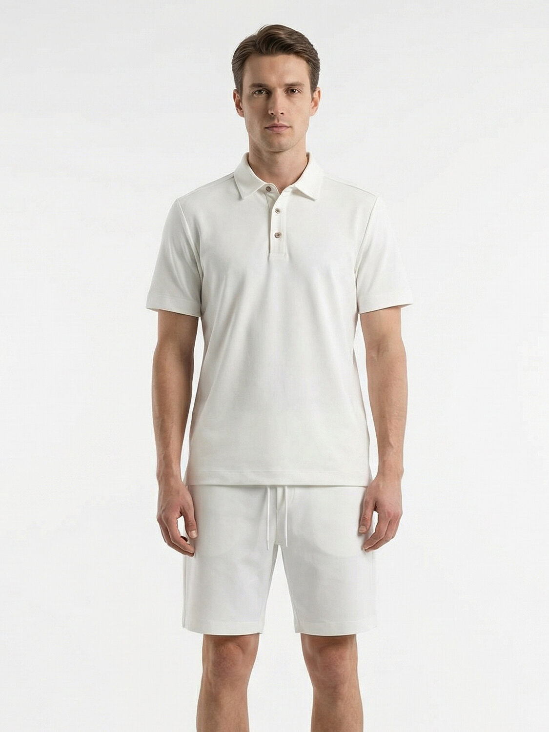 Ekru Doğal Akışlı Regular Fit Tişört