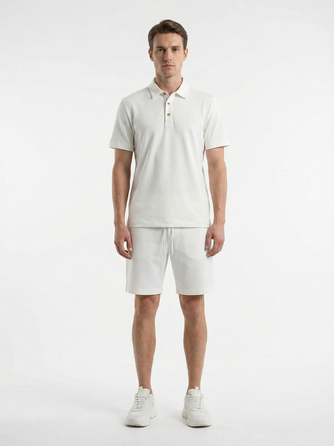 Ekru Doğal Akışlı Regular Fit Tişört - 2