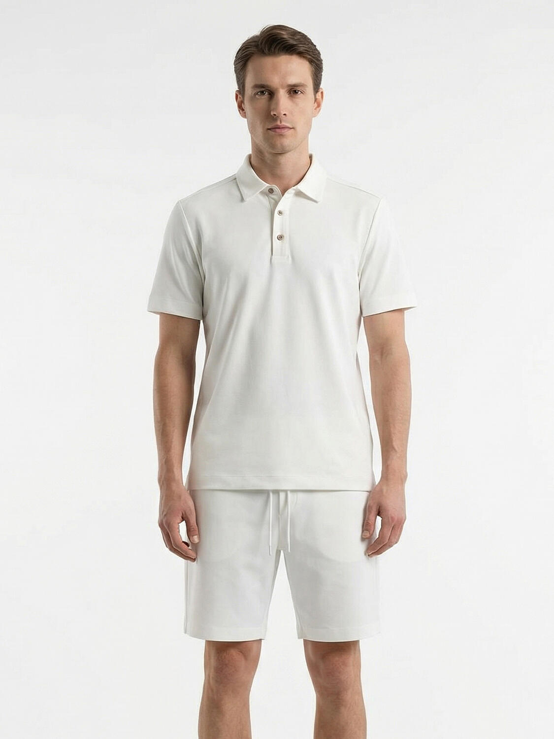 Ekru Doğal Akışlı Regular Fit Tişört - 1