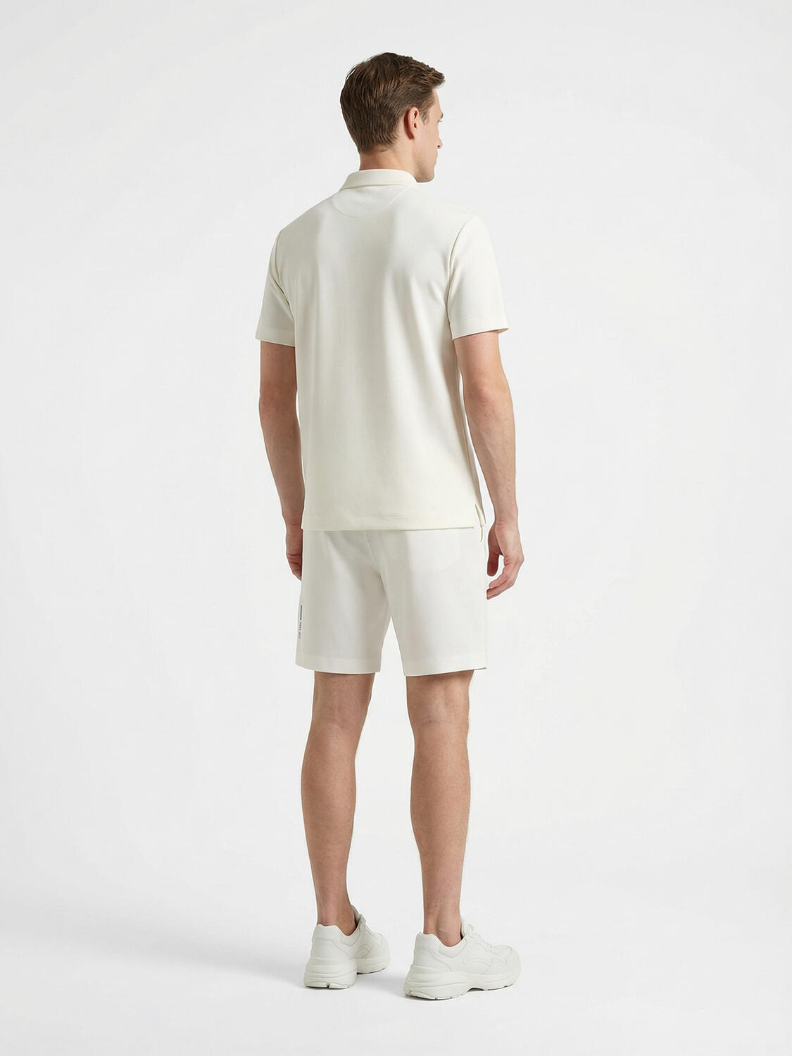 Ekru Doğal Akışlı Regular Fit Tişört - 3