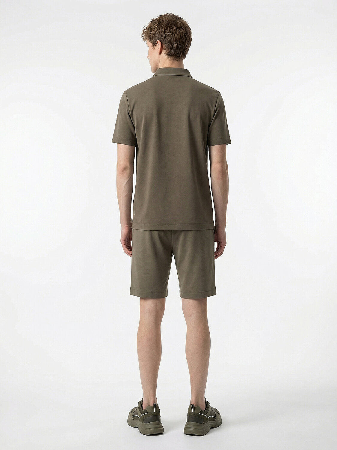 Haki Doğal Akışlı Regular Fit Tişört - 3