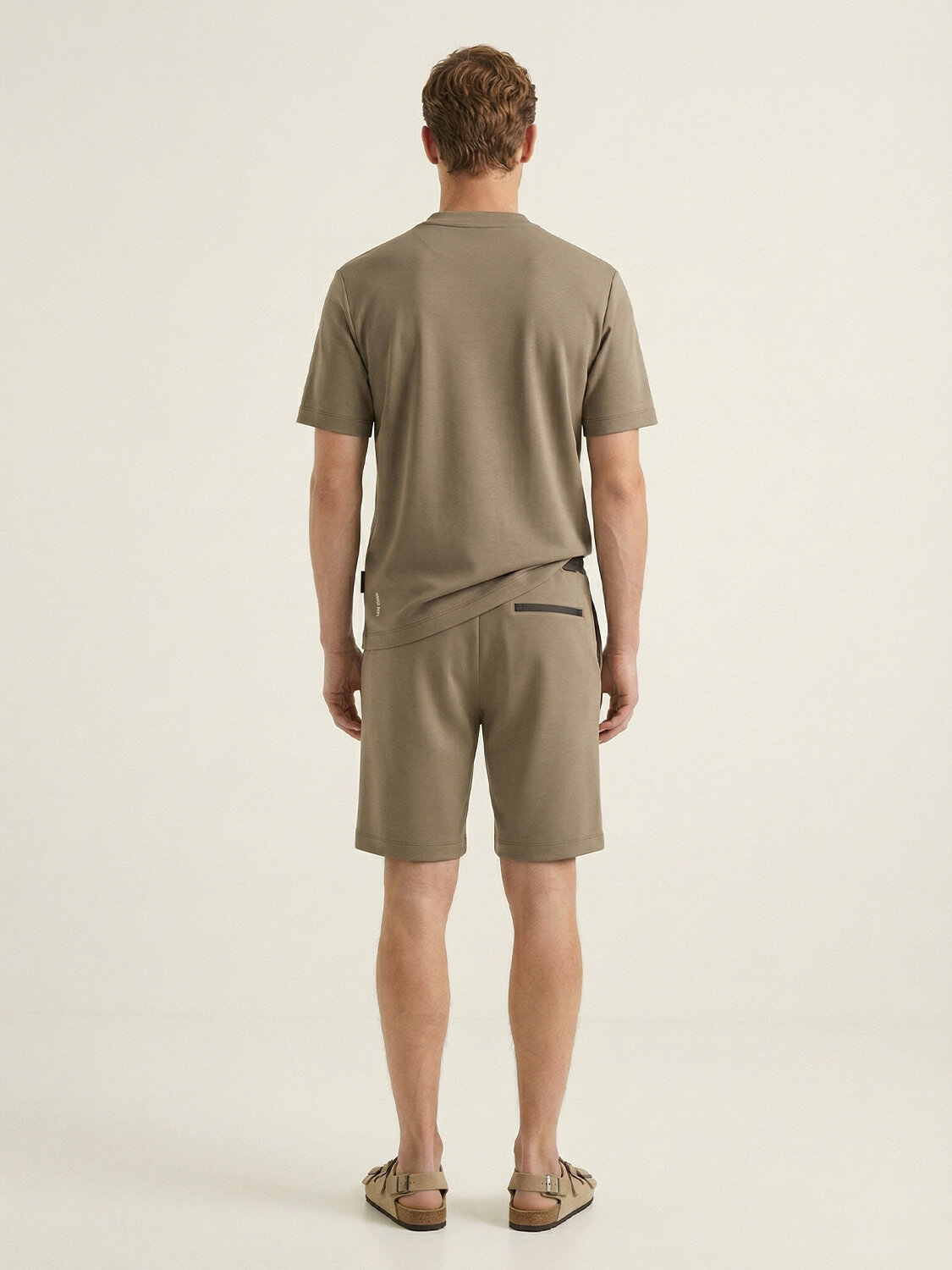 Haki Modal Karışımlı Regular Fit Tişört - 3