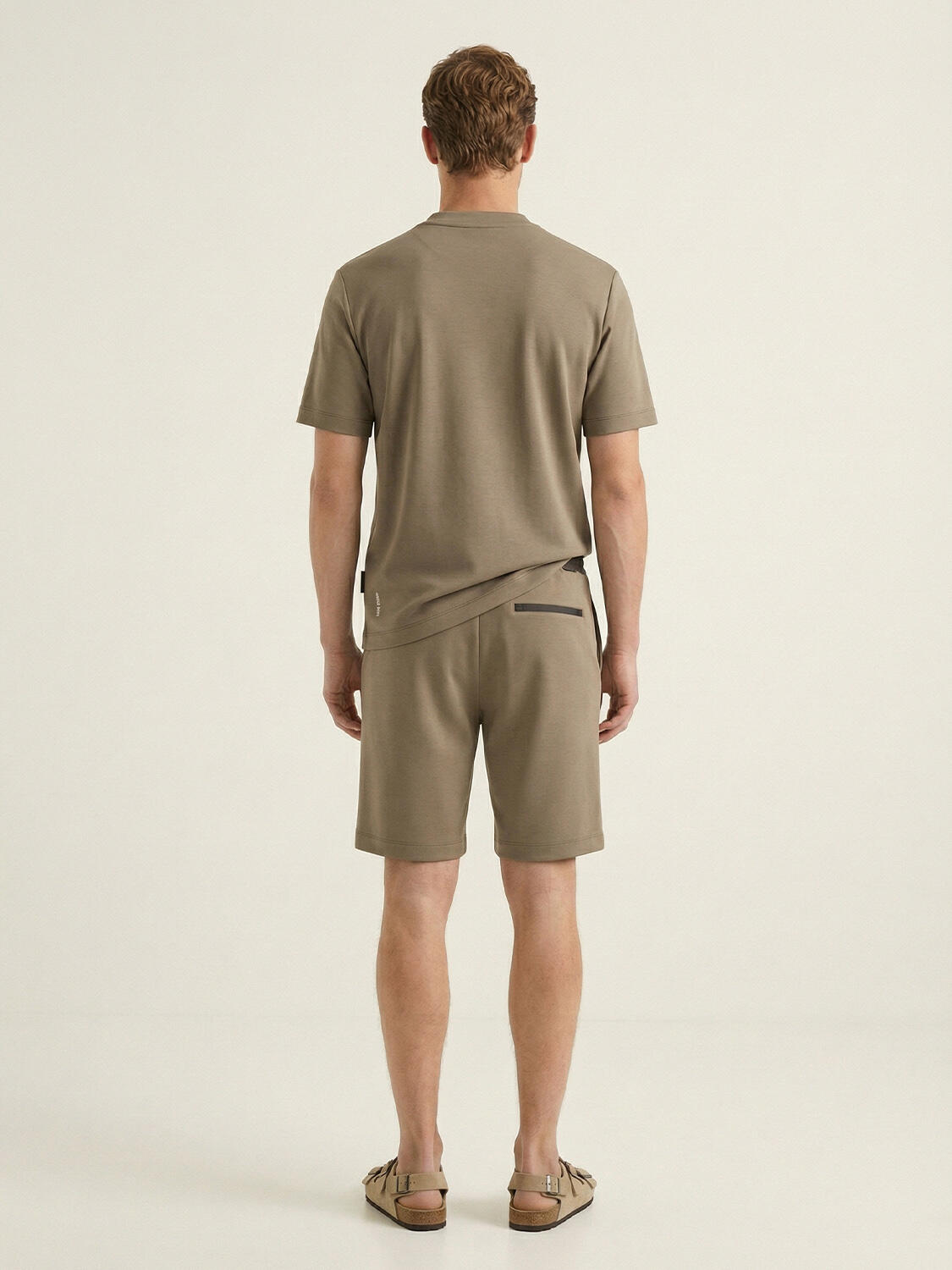 Haki Modal Karışımlı Regular Fit Tişört - 3